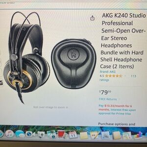 AKG studio headphones